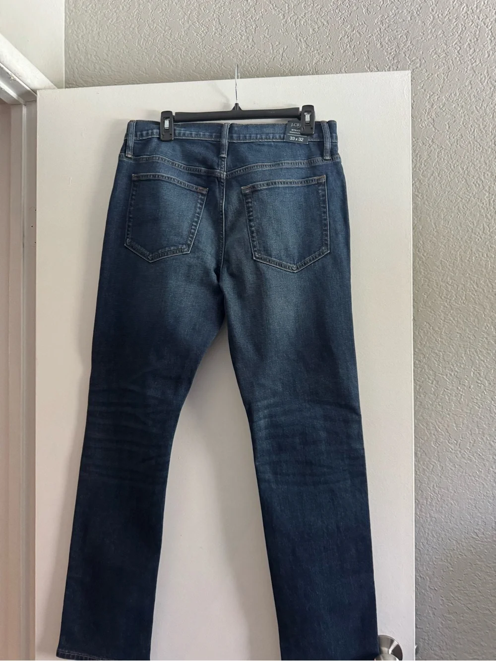J. Crew Men's Medium Dark Blue Straight Jeans
